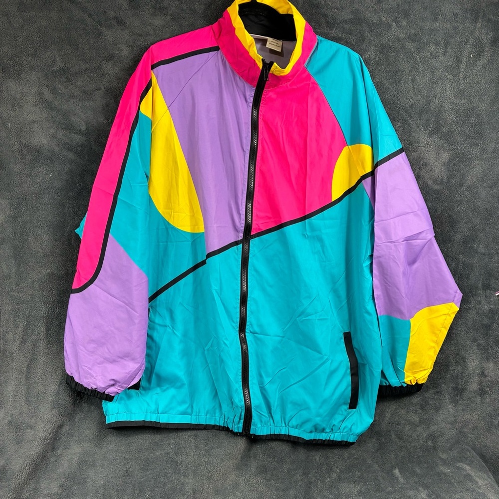 Colorful Windbreaker Jacket
